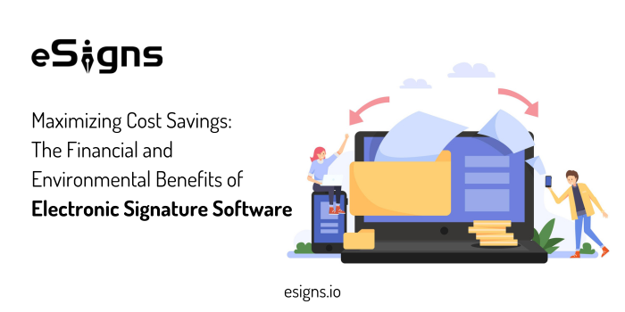 Cost Saving with eSigns