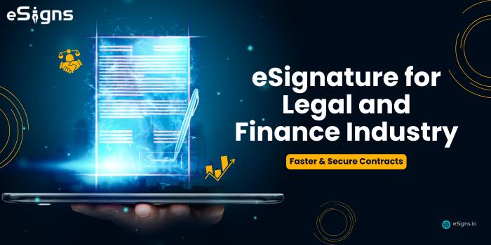 esignature for legal and finance