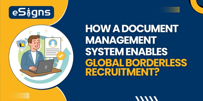 Document management system enables recruitment