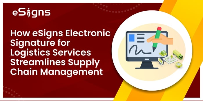 electronic signature for logistics services