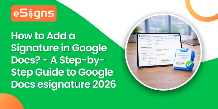 Add a Signature in Google Docs 2026