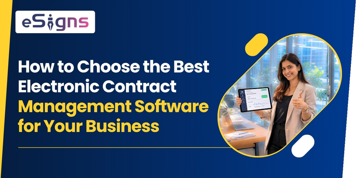Electronic Contract Management Software