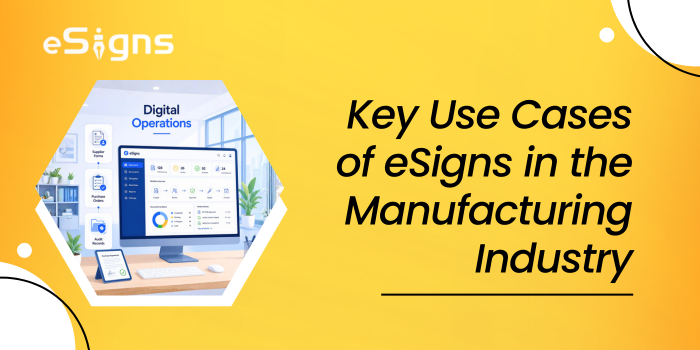 eSigns for Manufacturing 
