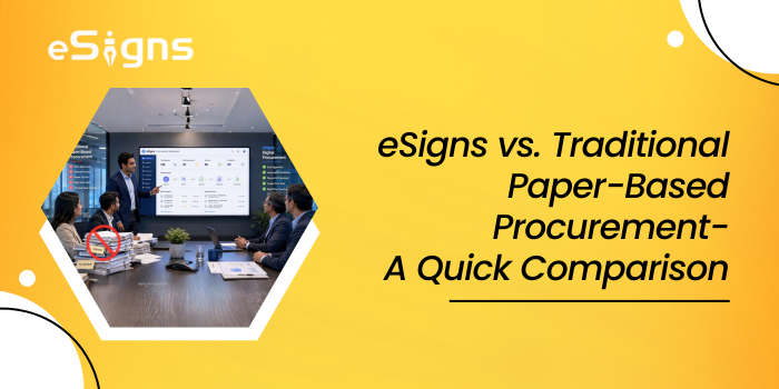 eSigns vs Traditional Based Procurement